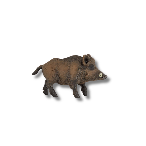 Figurine Animal Bullyland - Sanglier Forestier - Environ 8,5 Cm - Peinte à La Main - Matériaux Sûrs
