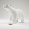 Ours blanc François Pompon grand modèle